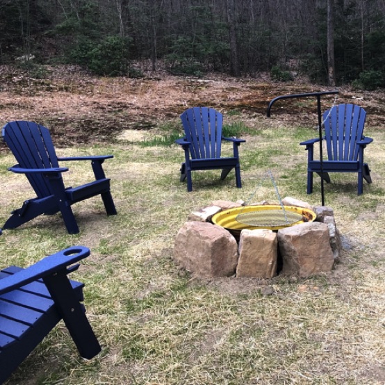 Firepit with swing grill Firepit with swing grill